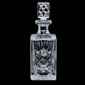 28 Oz. Cavanaugh Crystal Square Decanter